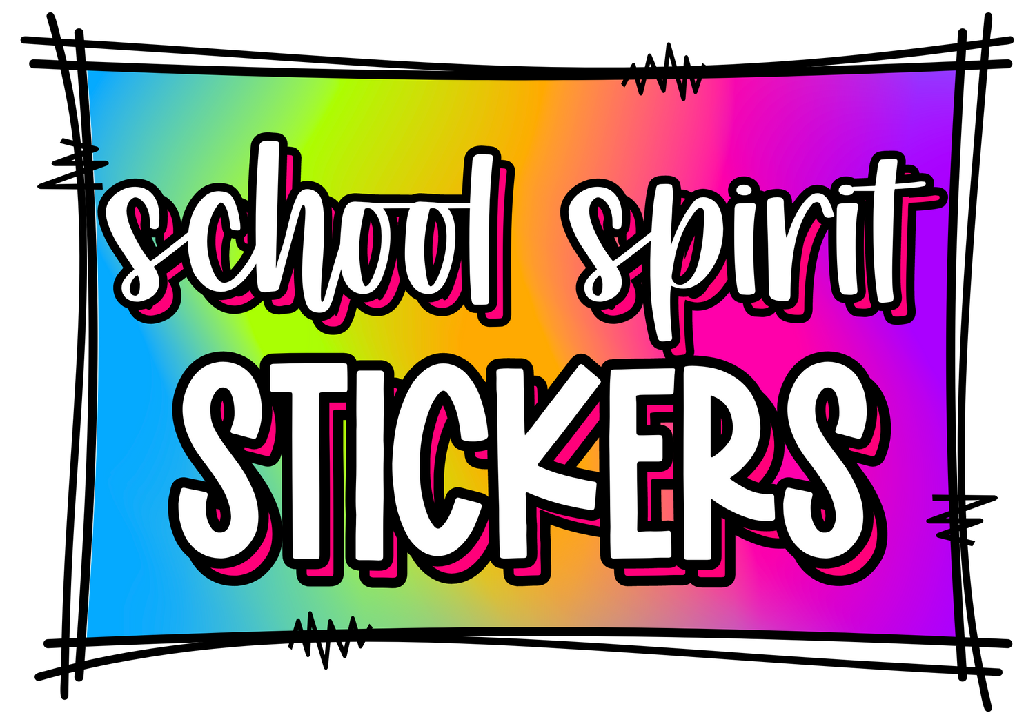 School Spirit Stickers