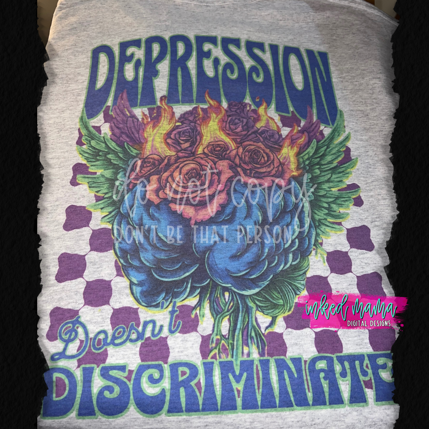 Depression doesn't discriminate | Created to Order Apparel