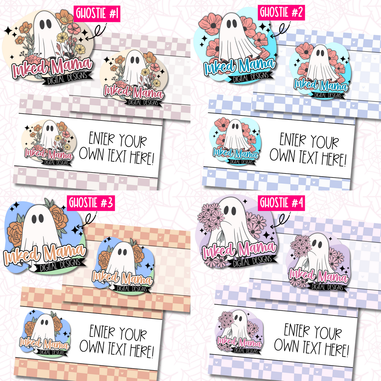 Ghostie Semi- Custom Logos | Small Business Digital Branding