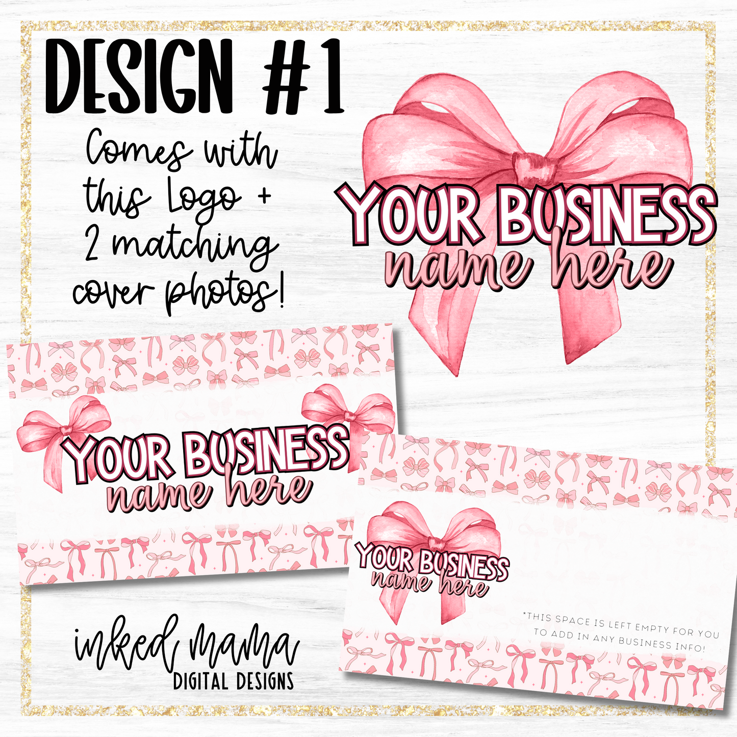 Valentine's Day Cover + Matching Logo | Small Business Digital Branding
