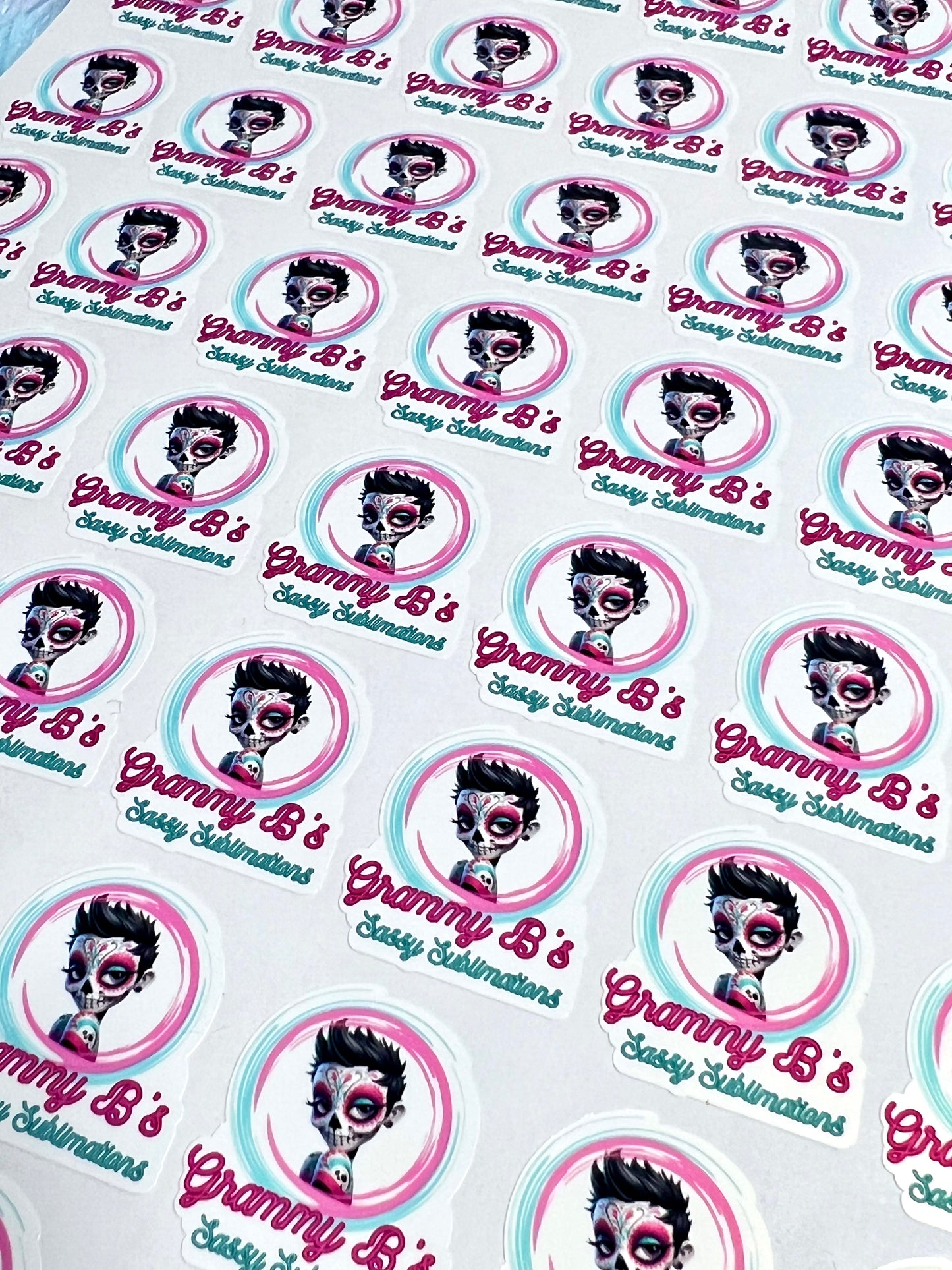Logo Small Business Full Color Printed Vinyl Stickers