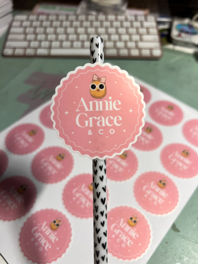 Logo Sticker Sheets | Small Business Branding