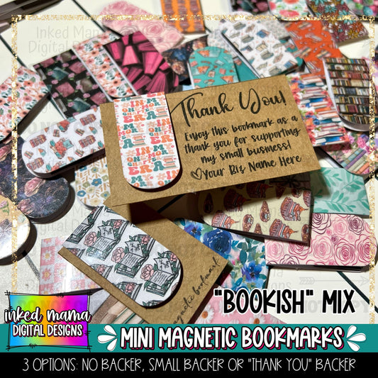 Bookish MIx | Mini Magnetic Bookmarks | Small Business Packaging Fillers