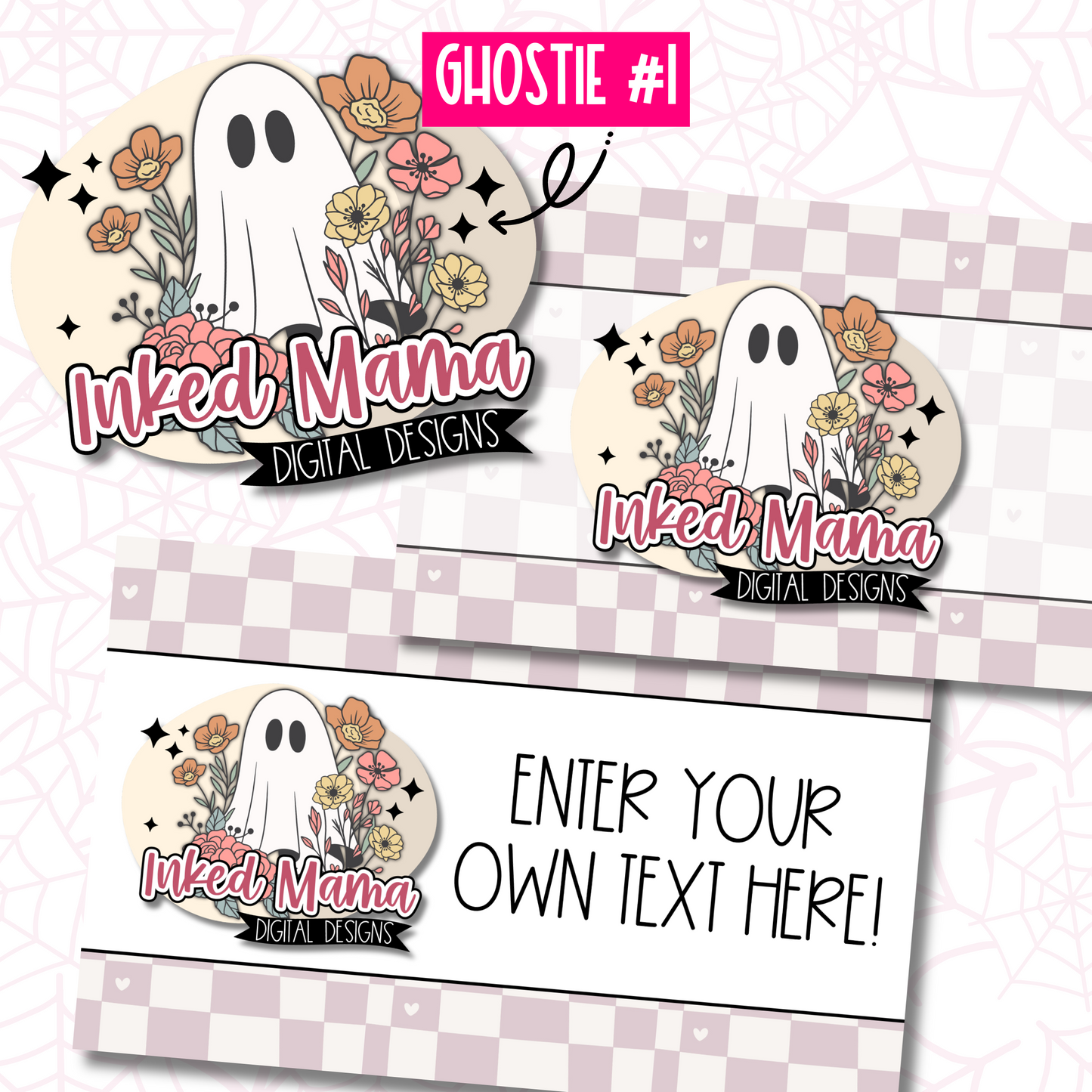 Ghostie Semi- Custom Logos | Small Business Digital Branding