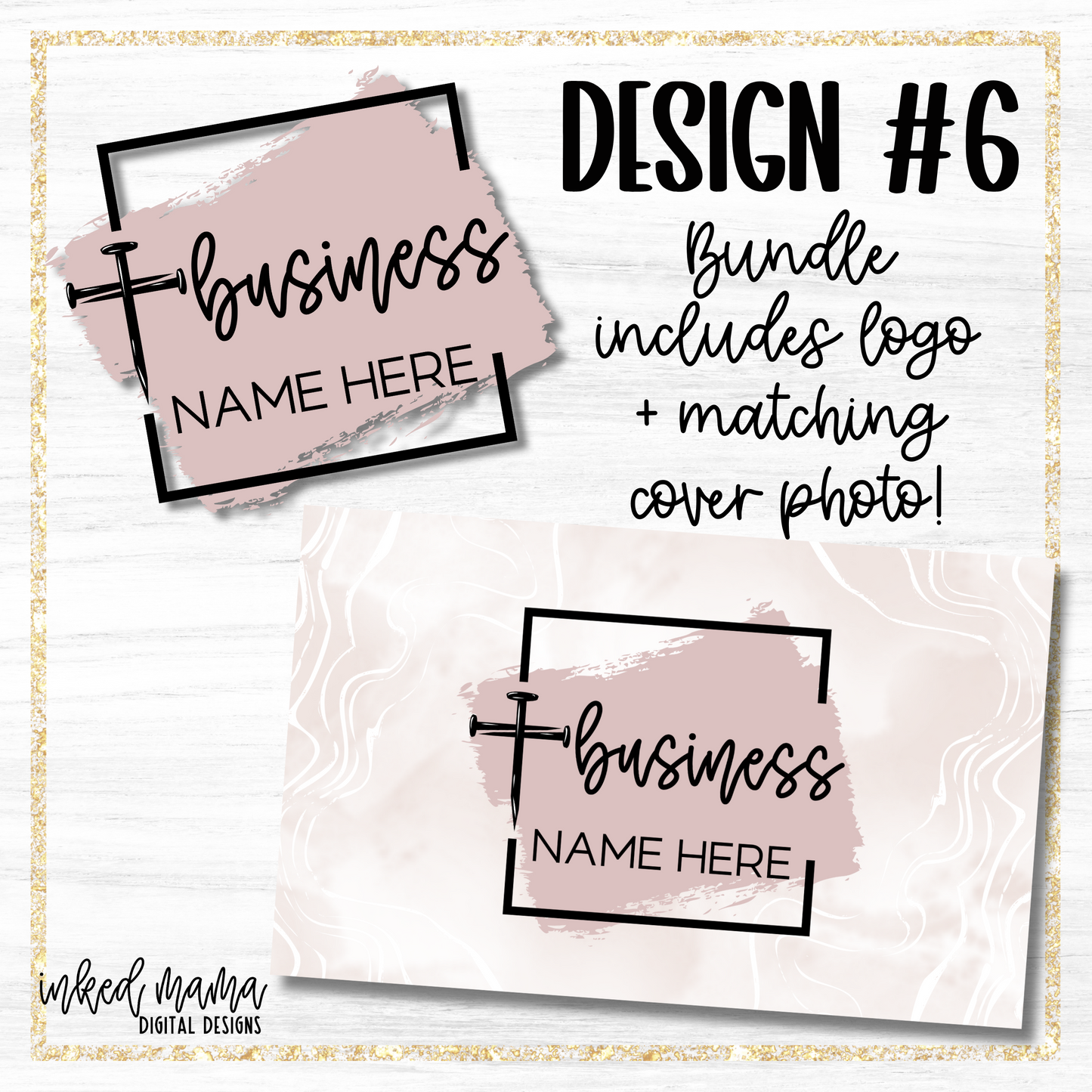 Easter Day Covers + Matching Logos | Small Business Digital Branding