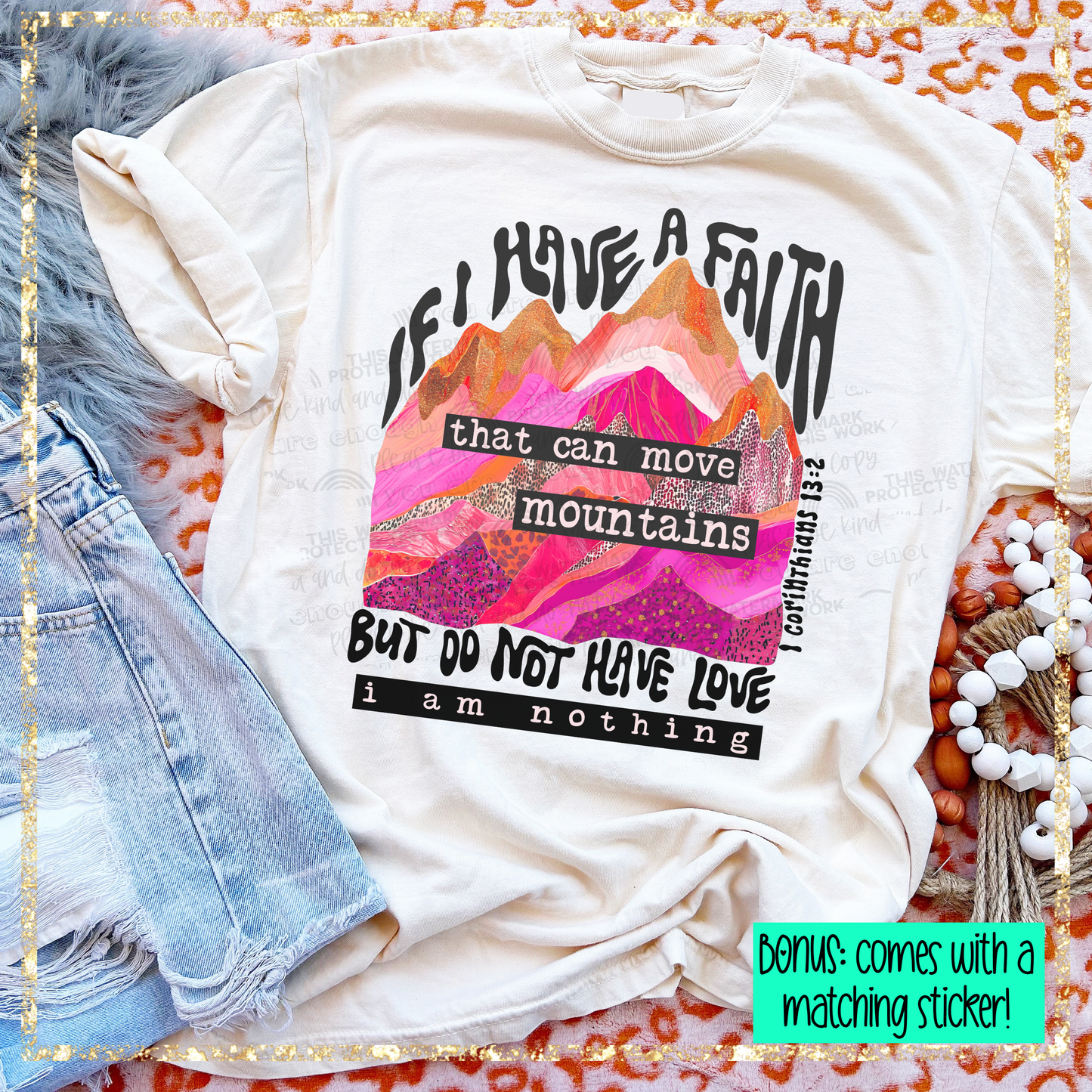Faith that can move mountains | Sublimated Created to Order Apparel