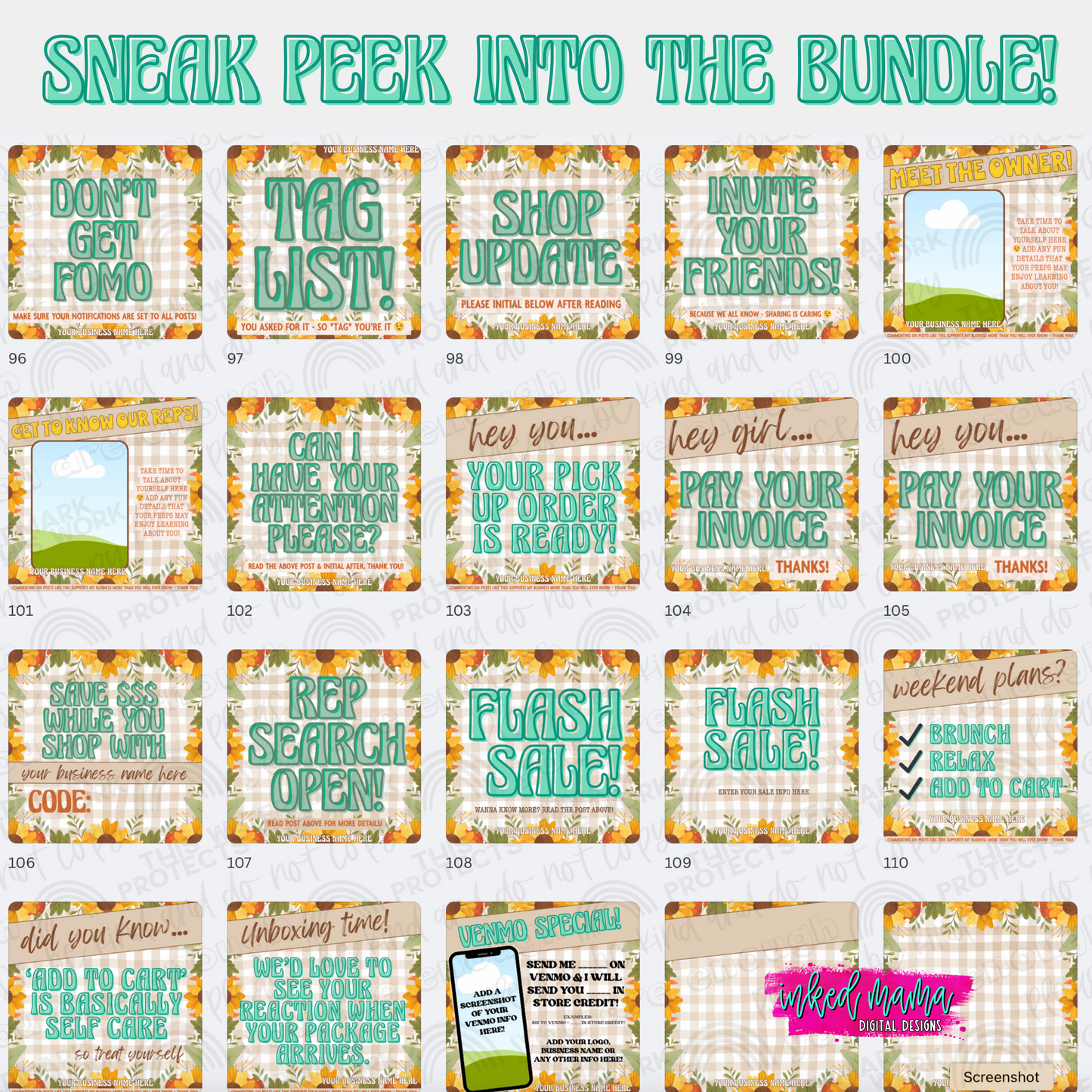 September 2025 Monthly Engagement Graphic Bundle
