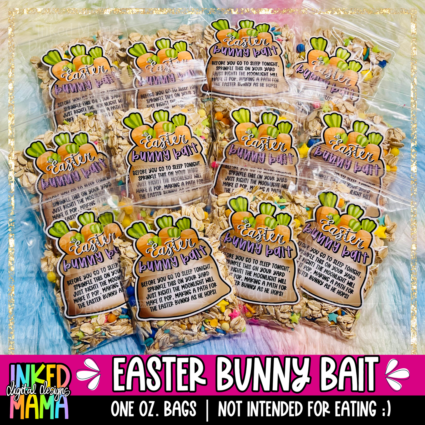 Easter Bunny Bait Bags | NOT for consumption