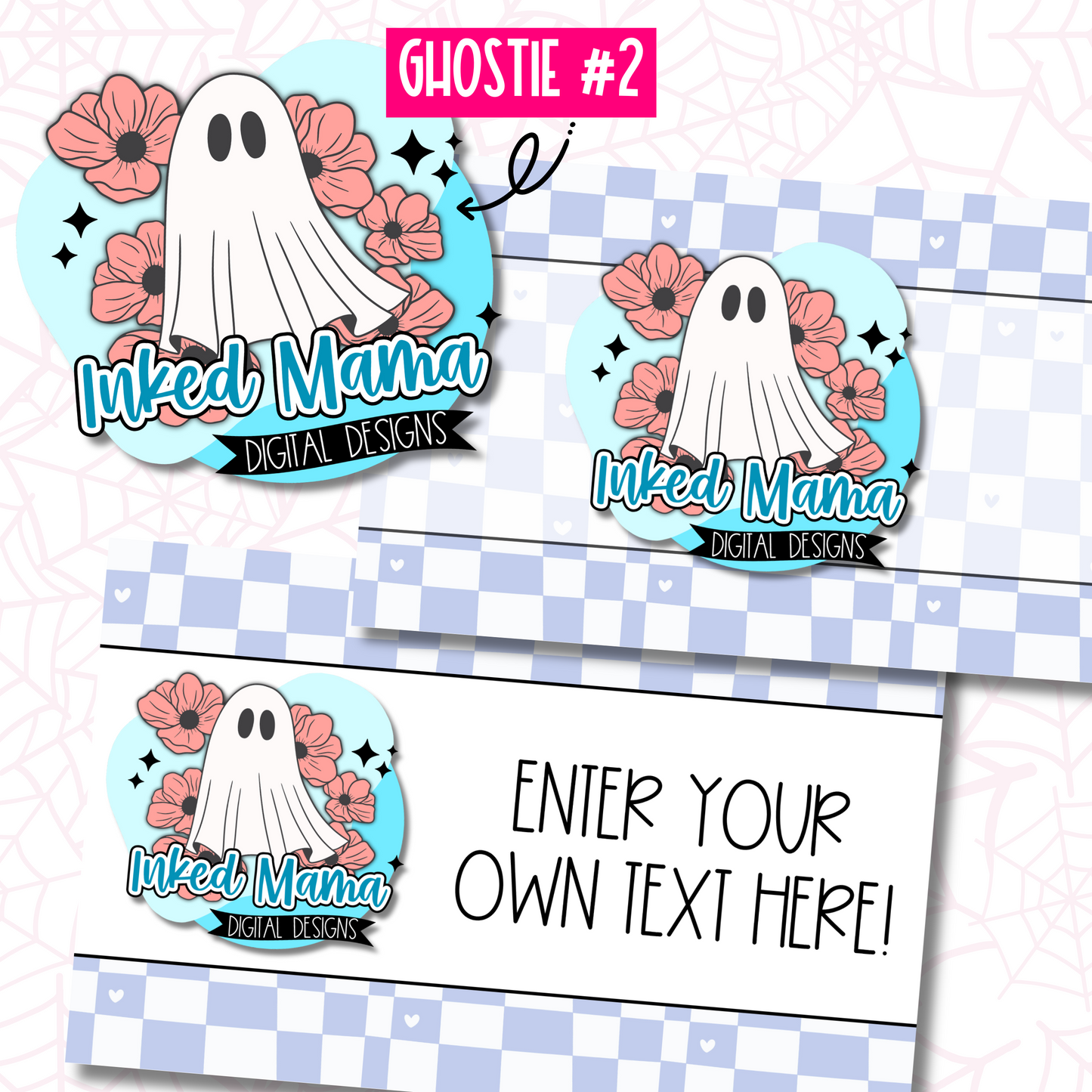 Ghostie Semi- Custom Logos | Small Business Digital Branding
