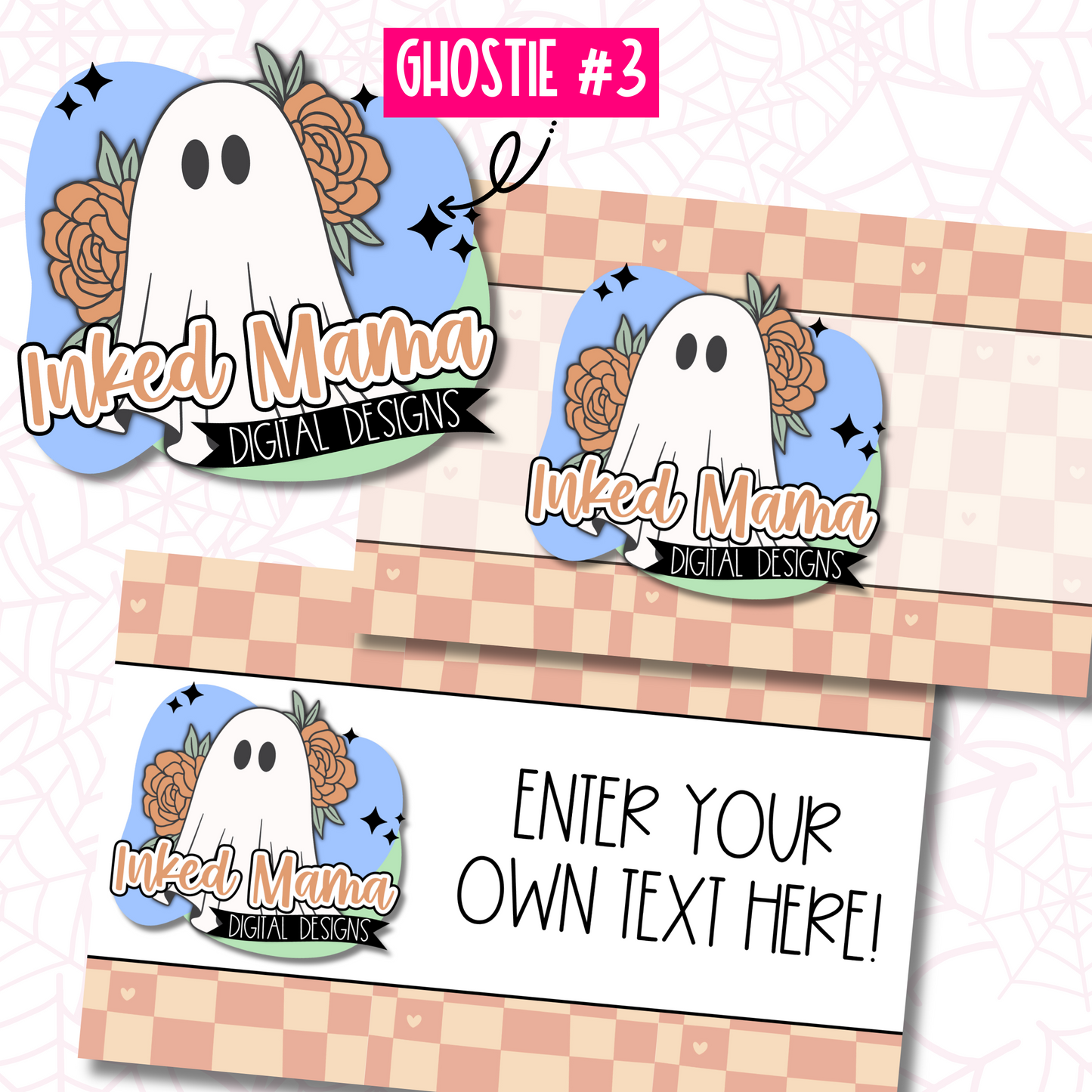 Ghostie Semi- Custom Logos | Small Business Digital Branding