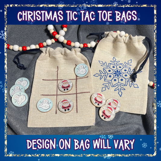 Christmas Tic Tac Toe Bags