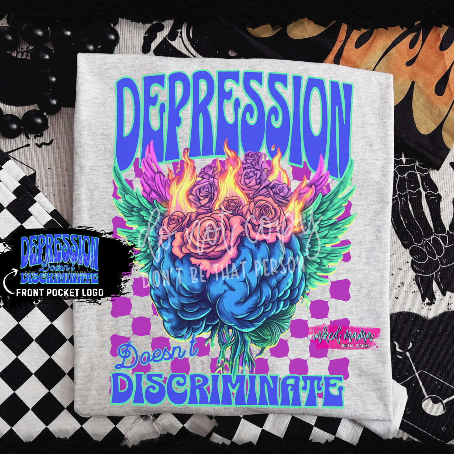 Depression doesn't discriminate | Created to Order Apparel