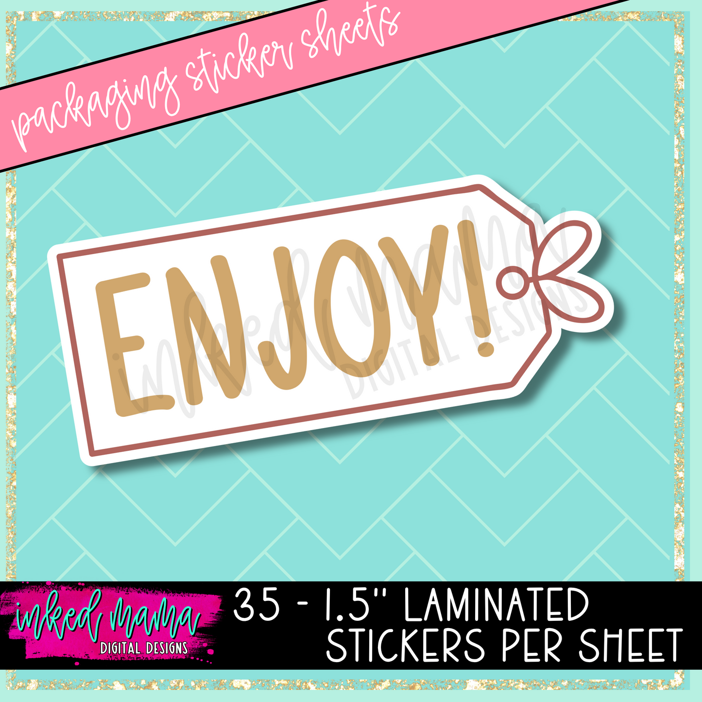Cute Mix #2 | Small Business Packaging Vinyl Stickers
