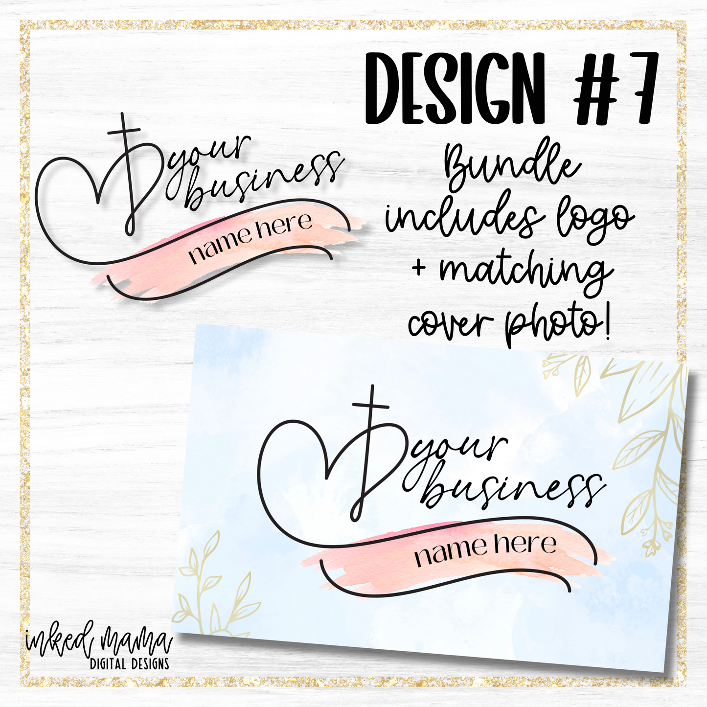Easter Day Covers + Matching Logos | Small Business Digital Branding