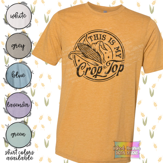 This is my Crop Top | Completed Apparel | Sublimation Design