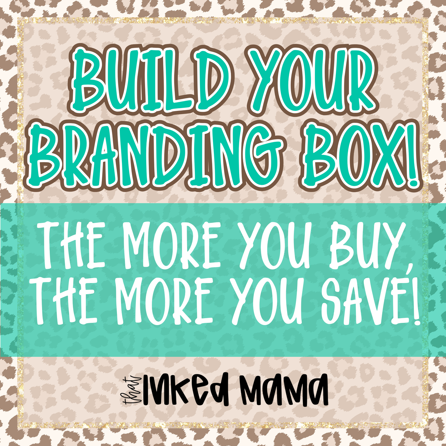 BUILD YOUR OWN BRANDING BOX - FOLLOW LINK IN DESCRIPTION TO ORDER