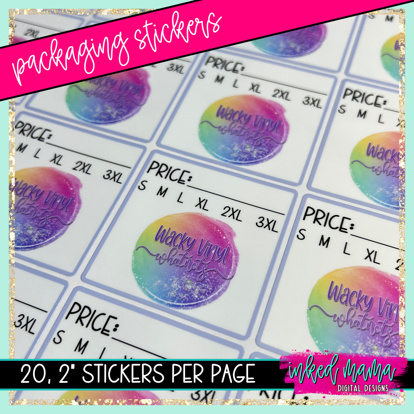 Price Sticker Tags | Small Business Printed Branding Products