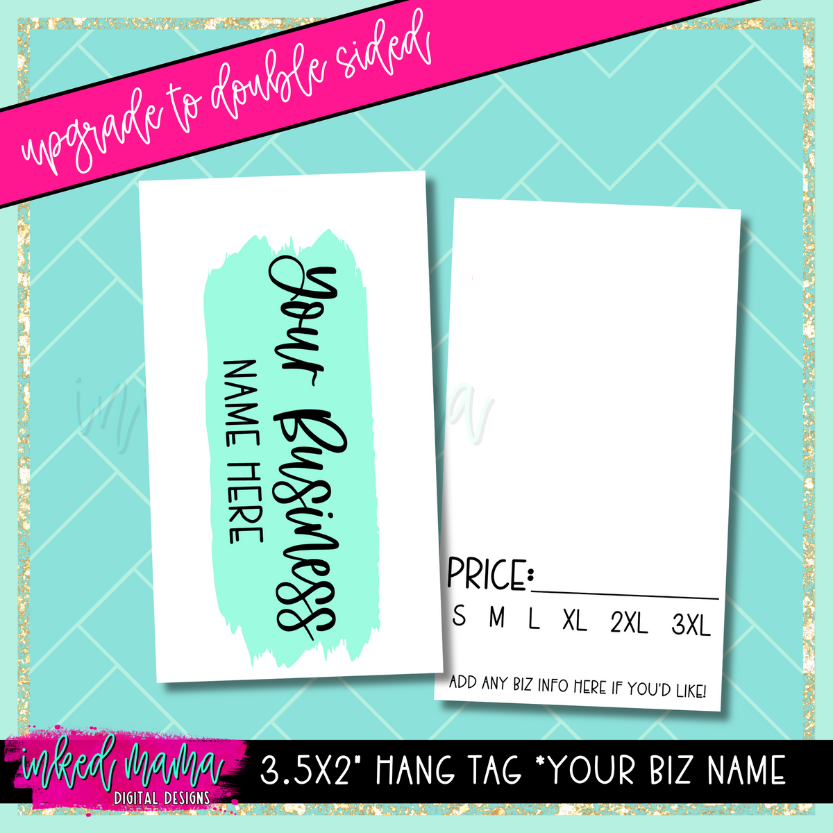 Hang Tags *YOUR BUSINESS NAME | Small Business Printed Branding Products