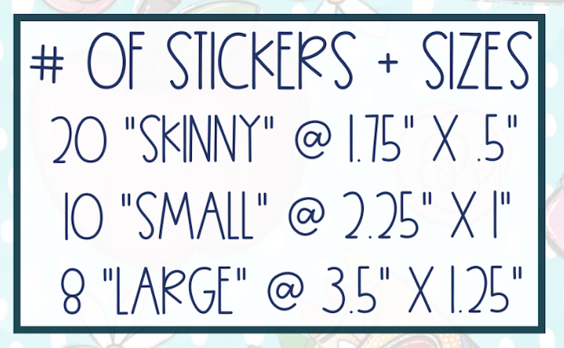 Name Stickers | Chalk | Back to School Supplies