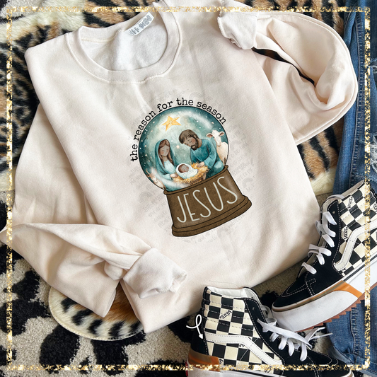 The reason for the season - Jesus Snowglobe | Created to Order Apparel
