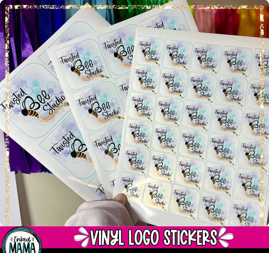 Logo Sticker Sheets | Small Business Branding