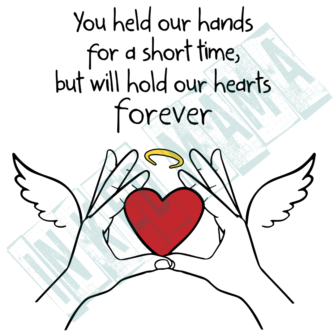 You held my/our hand - Light up Lantern Ornament