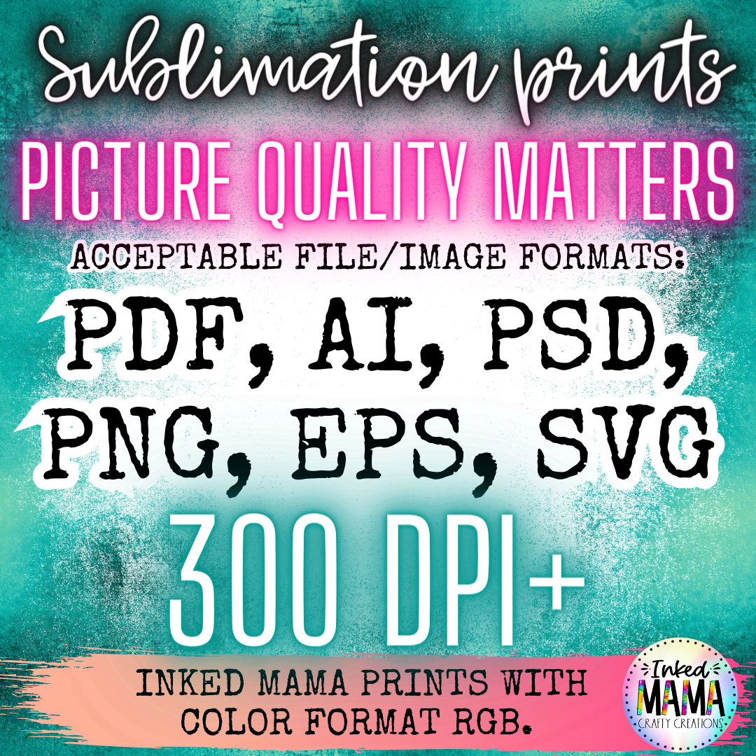 We print, you press! Build your own Custom Sublimation Print Gang Sheets