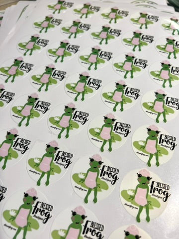 Logo Sticker Sheets | Small Business Branding