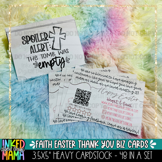 Faith Easter Thank You Cards | Small Business Printed Business Products