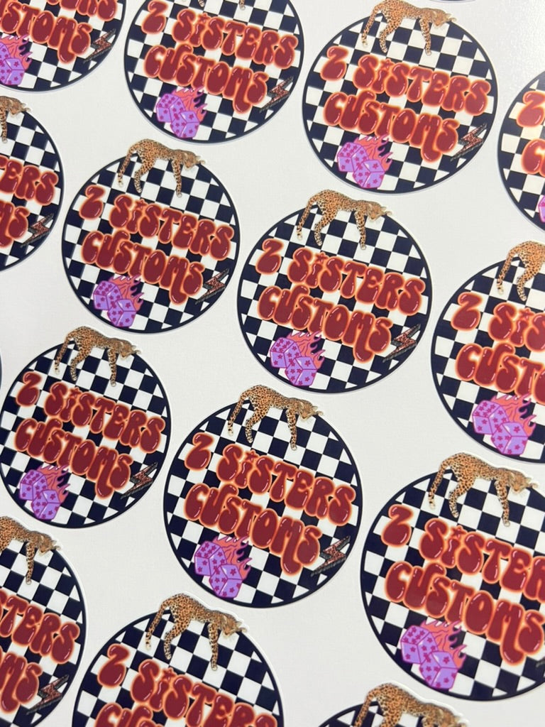 Logo Sticker Sheets | Small Business Branding