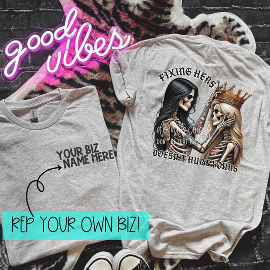 Fixing hers doesn't hurt yours | REP YOUR BIZ | Completed Sublimated Apparel