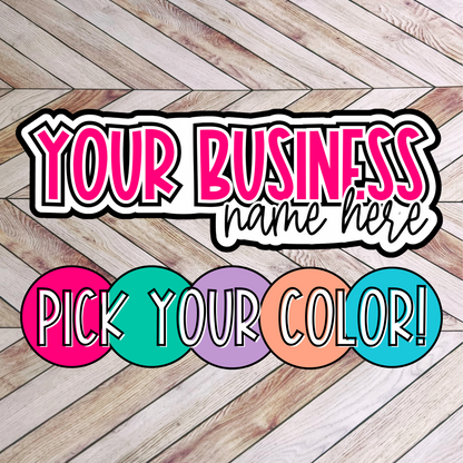 Physical Watermark | Small Business Branding
