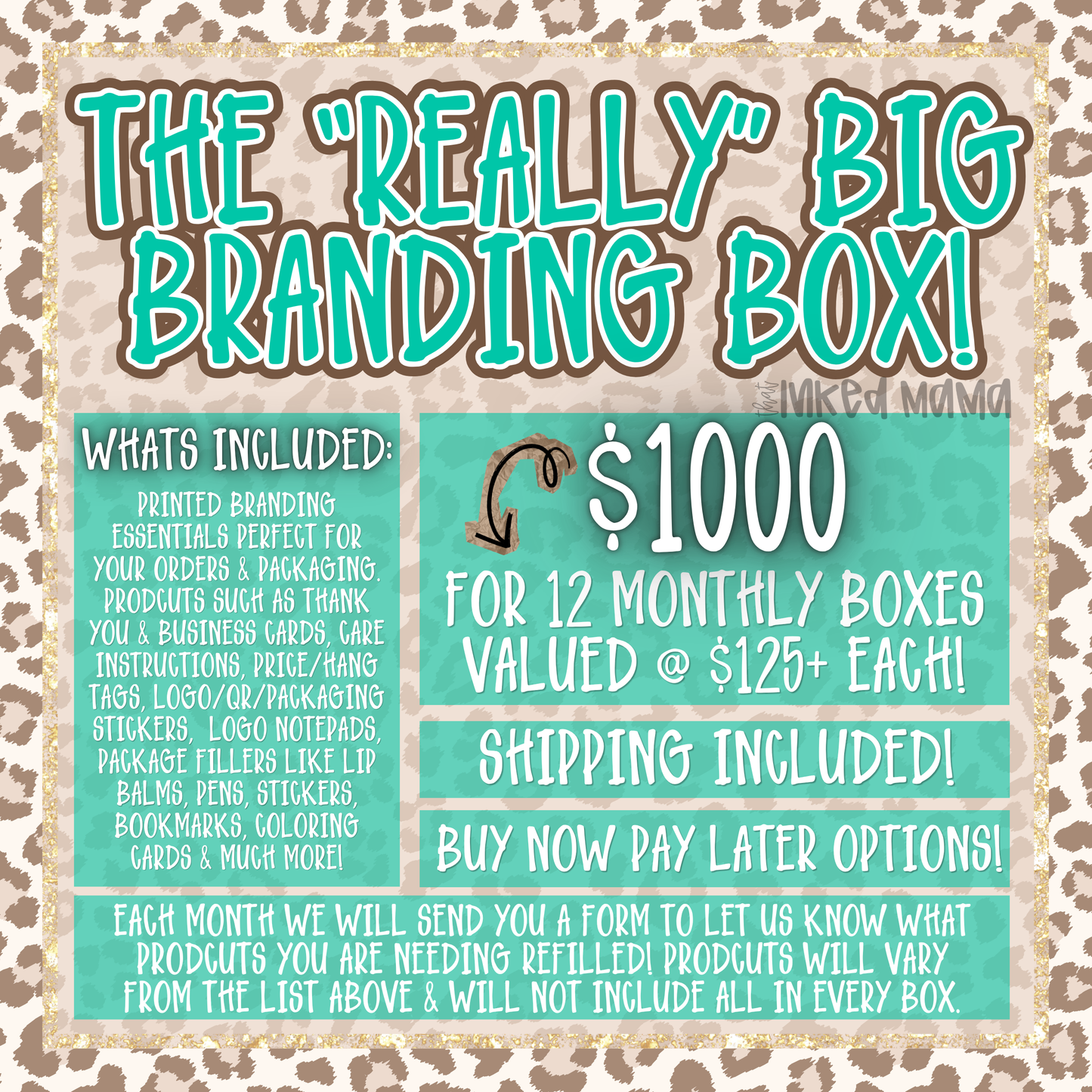 The "REALLY" big branding box