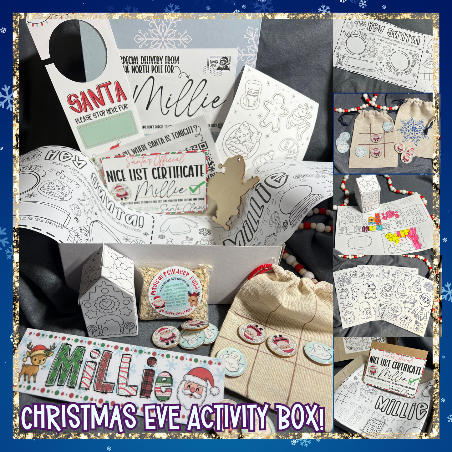 Christmas Eve Personalized Activity Boxes