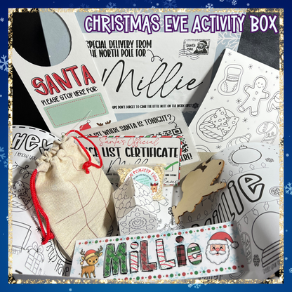 Christmas Eve Personalized Activity Boxes
