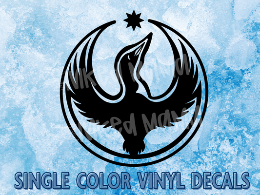 Rebel Loon | Single Color Vinyl Decal