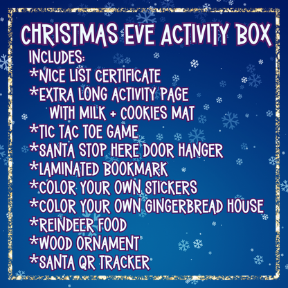 Christmas Eve Personalized Activity Boxes