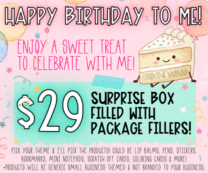 Birthday Surprise Package Filler Box!