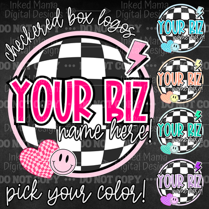 Checkered Semi-Custom Logo | REP YOUR BIZ | Completed Sublimated Apparel