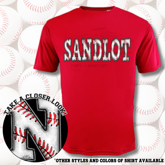 Sandlot | Baseball Lettering |  Baseball Shirts | DTF Apparel
