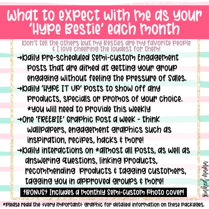 Hype Girl Packages | Social Media Group Engagement & Hype
