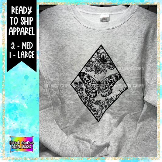 Live Free - Butterfly | Sweatshirt | Ready to Shop Apparel