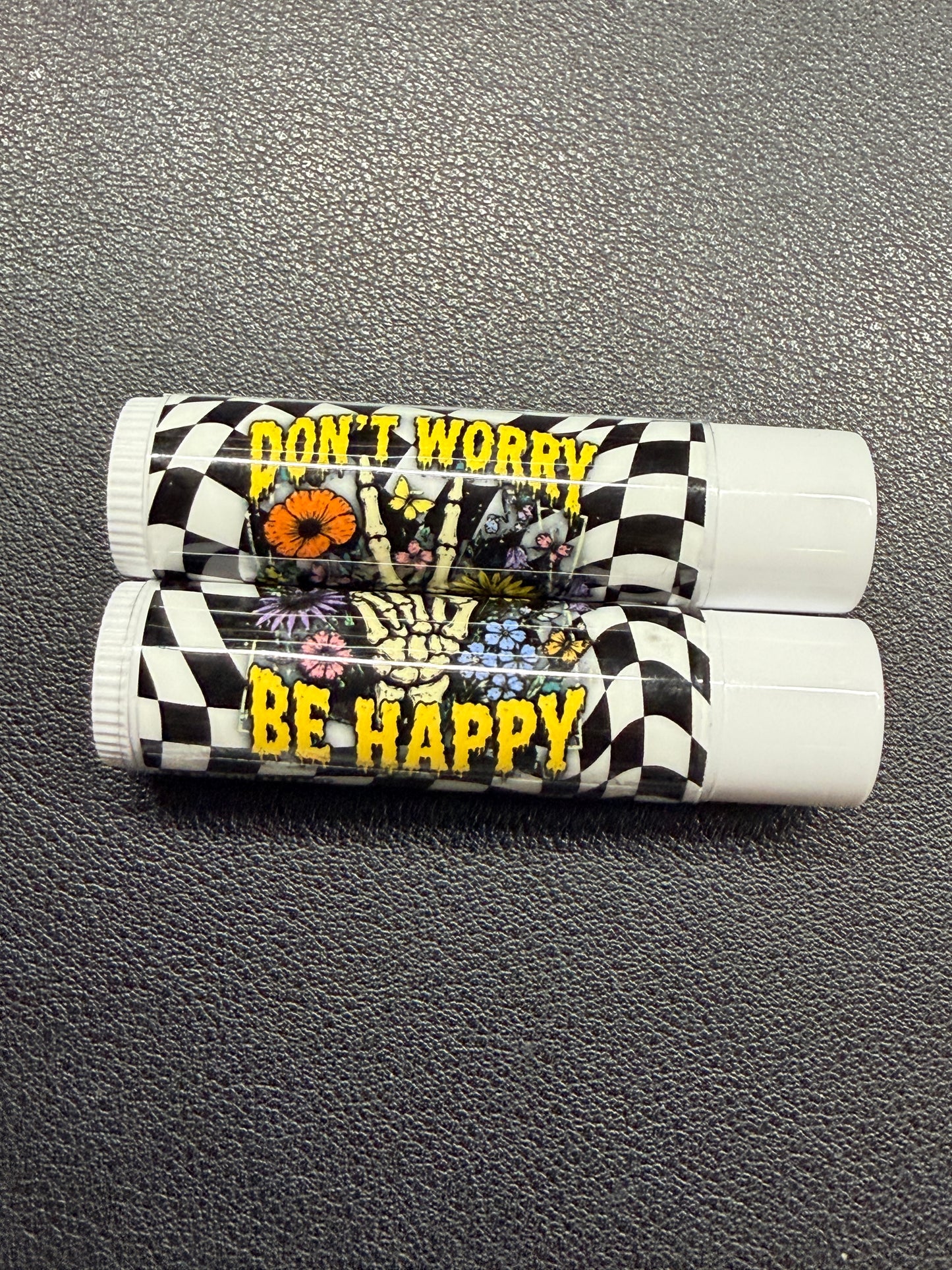 Edgy but motivational Small Business Lip Balms | Package Fillers