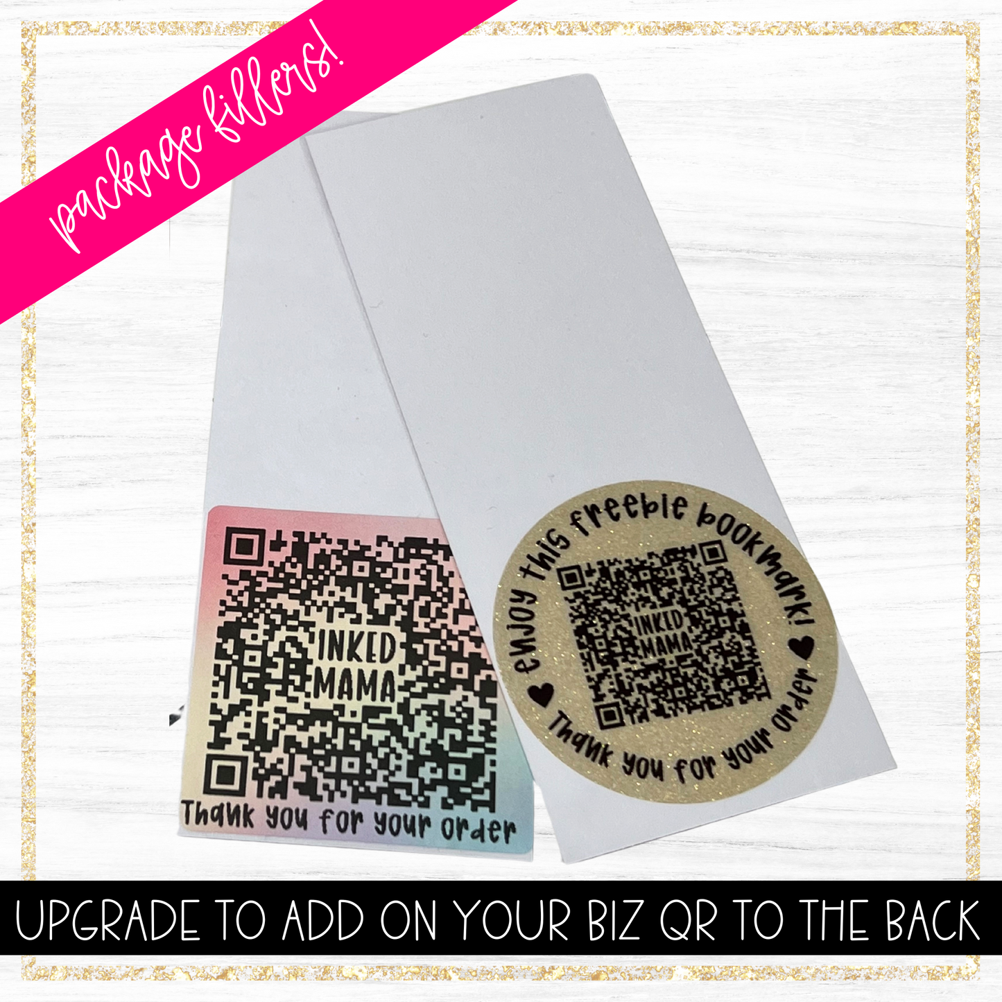 I LOVE READING JUST AS MUCH AS I LOVE *YOUR BIZ NAME* | Laminated Heavy Cardstock