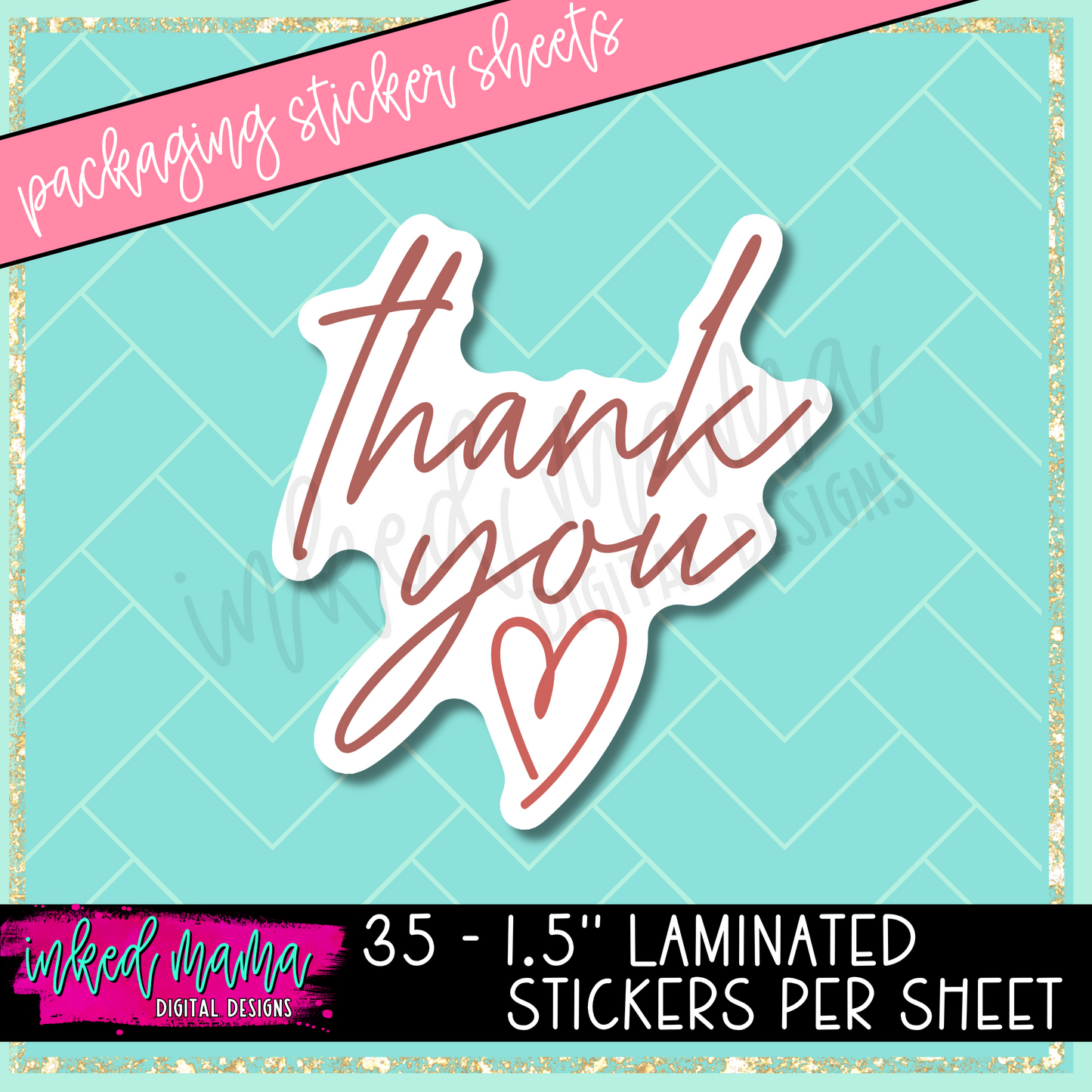 Cute Mix #2 | Small Business Packaging Vinyl Stickers
