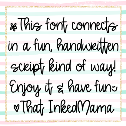 Scribbly Ink | HANDWRITTEN SCRIPT FONT