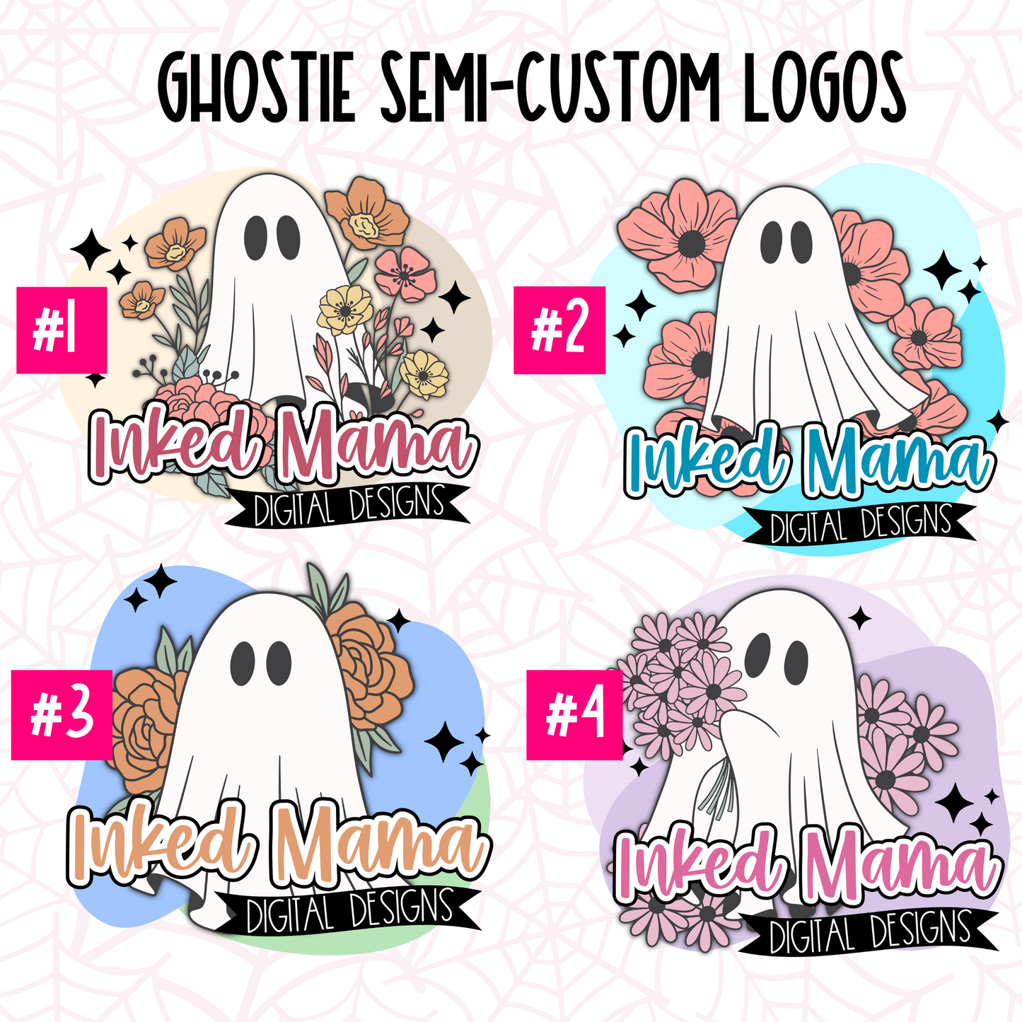 Ghostie Semi-Custom Logo | REP YOUR BIZ | Completed Sublimated Apparel