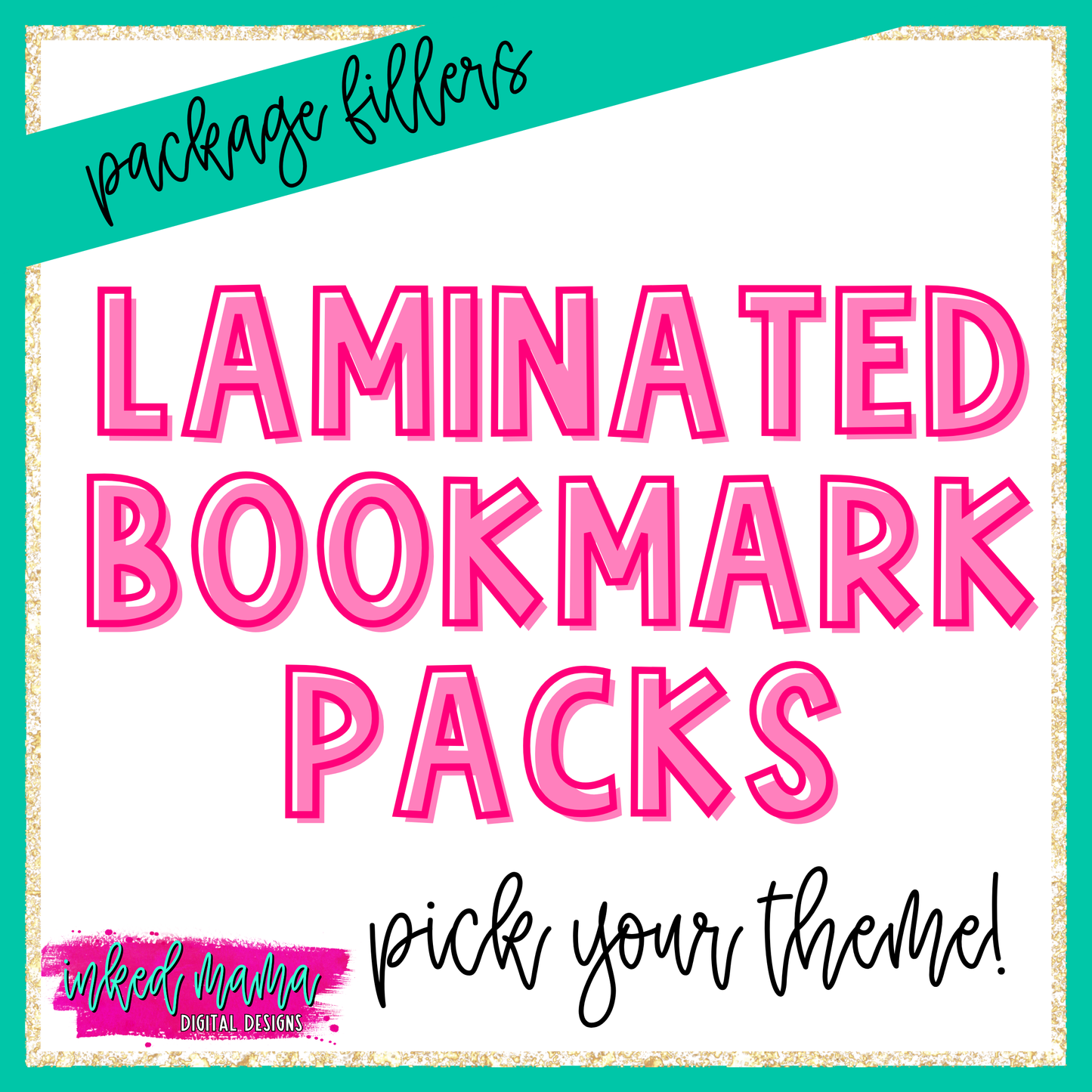 2x5" Laminated Bookmark Packs | Package Fillers