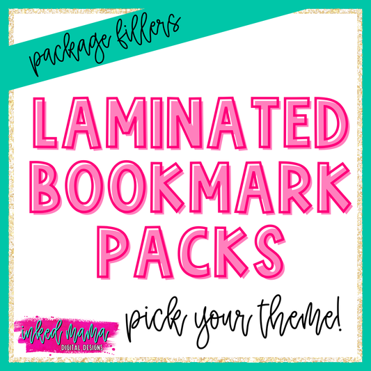 2x5" Laminated Bookmark Packs | Package Fillers