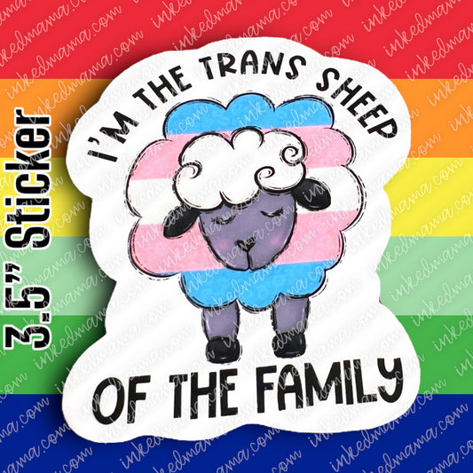 #10 - Trans Sheep - PRIDE STICKER